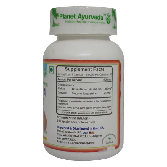 Planet Ayurveda Boswellia Curcumin Capsules - Grab2buy
