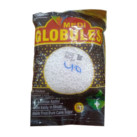Medi Homeopathy Globules/ Blank Pellets (Size 40) 