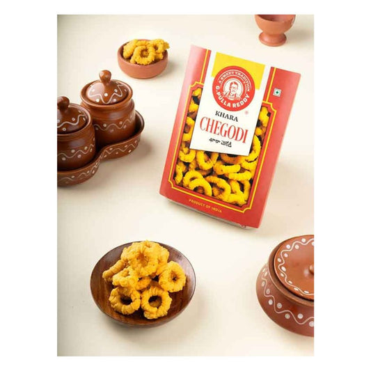 Pulla Reddy Chegodi | Crunchy Indian Snacks Chegodi by G Pulla Reddy Sweets 