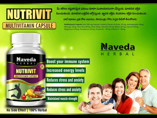 Naveda Herbal Nutrivit Multivitamin Capsules - Grab2buy