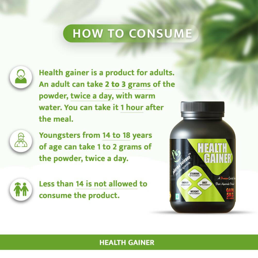 Pharma Science Weight Gainer Supplement Powder for Men and Women 