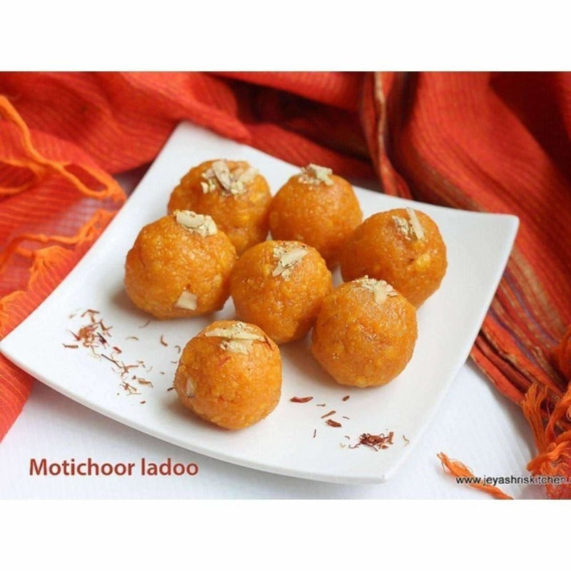 Pulla Reddy Motichoor Laddu / Motichoor Laddu | Indian Sweets Motichoor Ladoo with Pure Ghee By G Pulla Reddy Sweets 