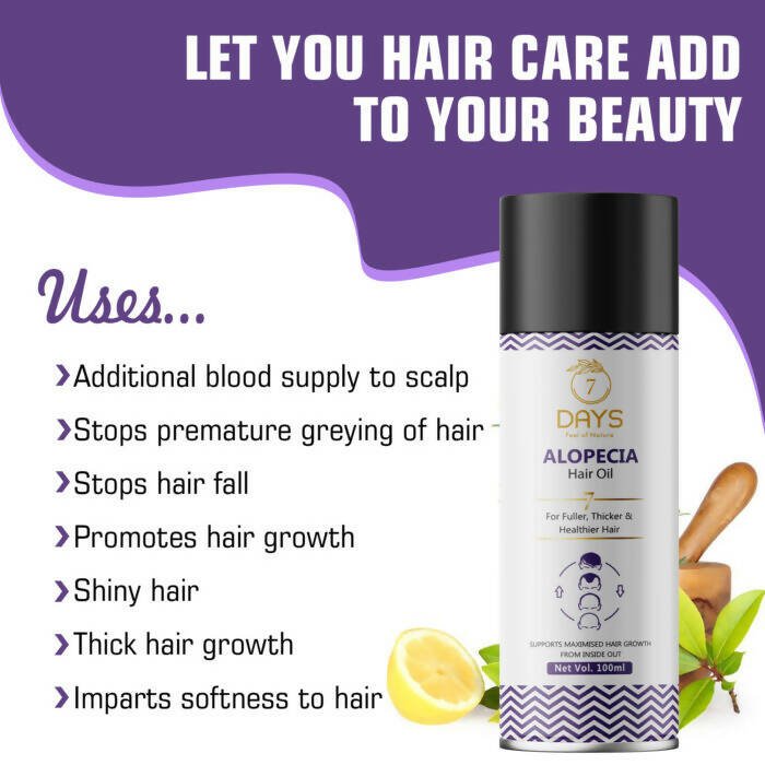 7 Days Alopecia Hair Oil 