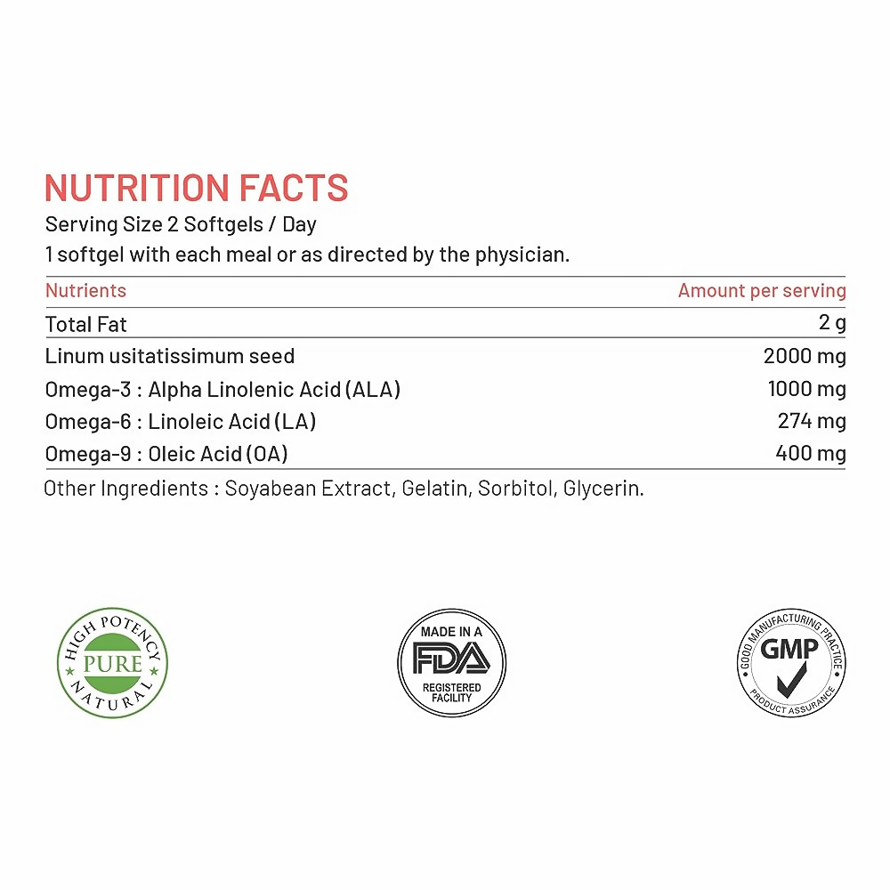 Bliss Welness Omega 3 6 9 Softgel Capsules - Grab2buy