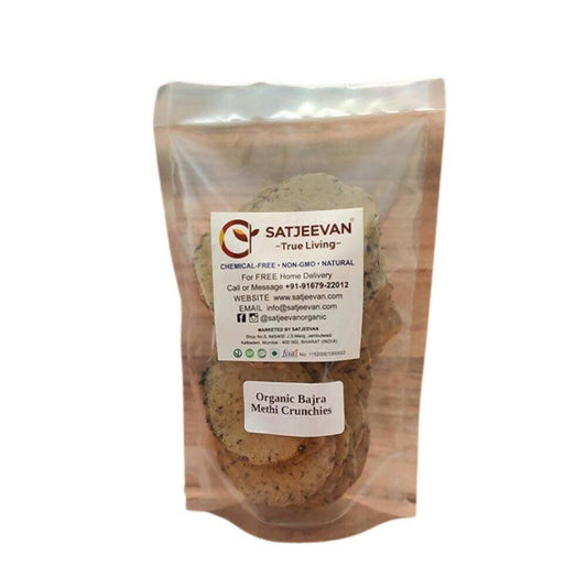 Satjeevan Organic Bajra Methi Crunchies 