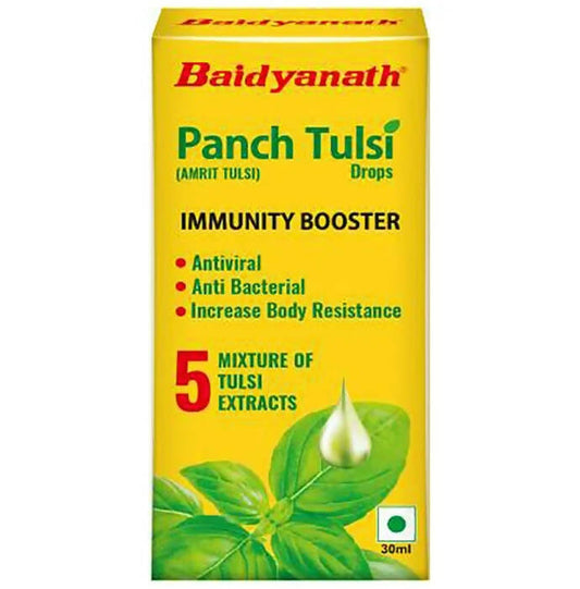 Baidyanath Kolkata Panch Tulsi (Amrit Tulsi) Drop 