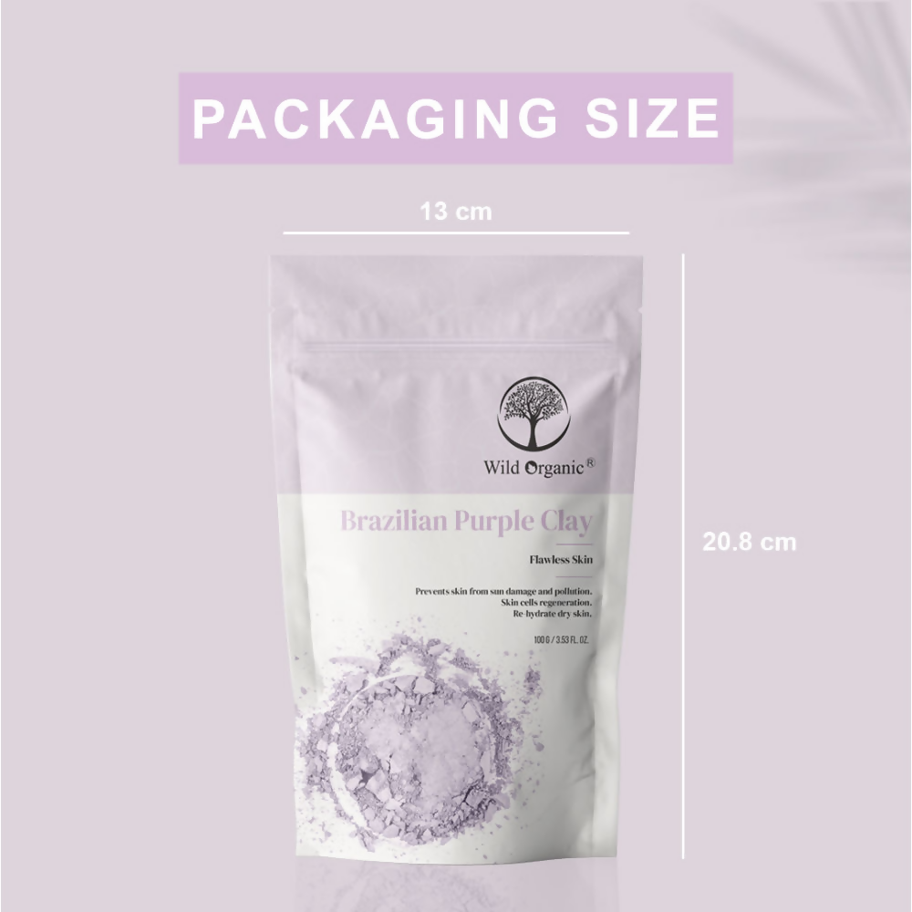 Wild Organic Brazilian Purple Flawless Skin Clay Powder  Grab2Buy Wild Organic Grab2Buy