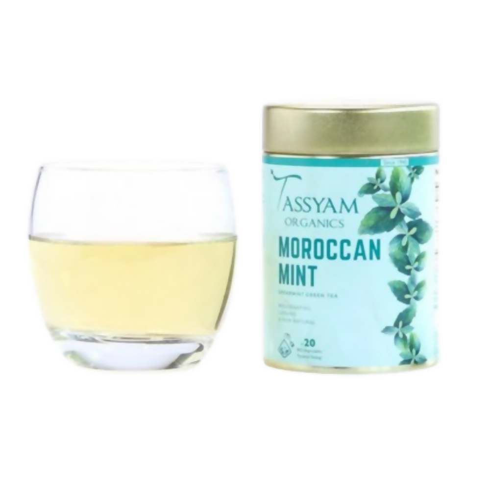 Tassyam Organics Moroccan Mint Biodegradable Tea Bags