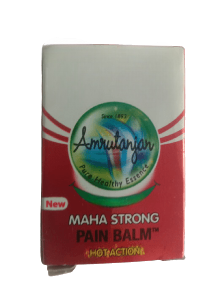 Amrutanjan Maha Strong Pain Balm Red 