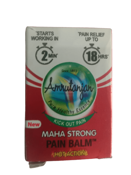 Amrutanjan Maha Strong Pain Balm Red | Grab2Buy