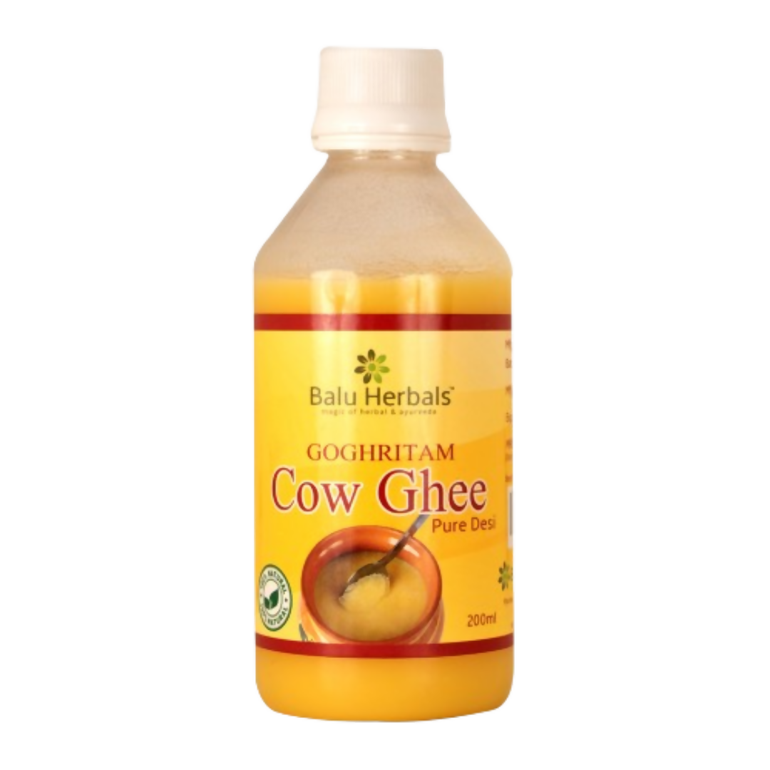 Balu Herbals Cow Ghee | Made From Grass Fed Cow's Milk | Organic, Natural & Pure Cow Ghee 