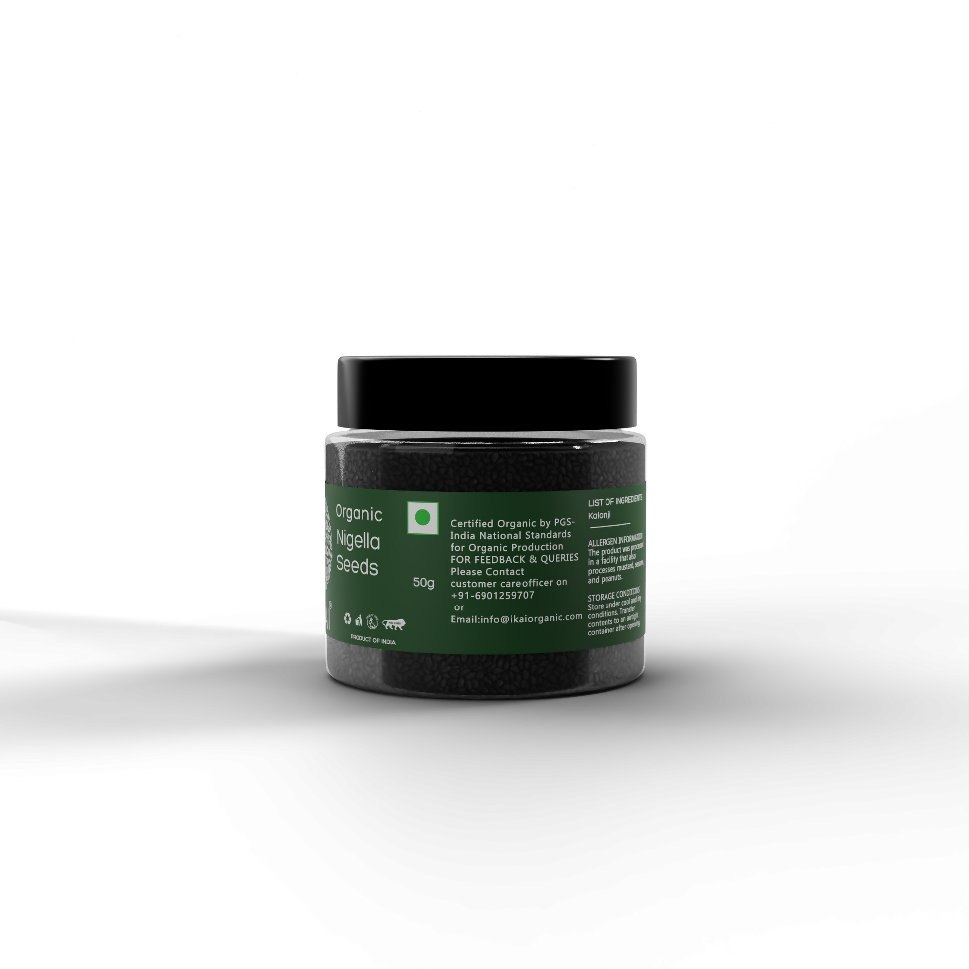 3 - Natural Nigella Seeds _Kala Jeera - 50g