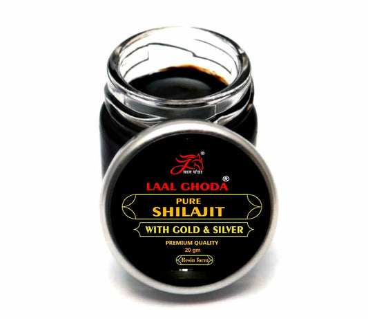 Laal Ghoda Pure Sj With Gold & Silver 