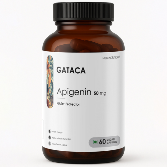 GATACA Apigenin - 50 mg Capsules for Better Sleep, More Focus, More Life 