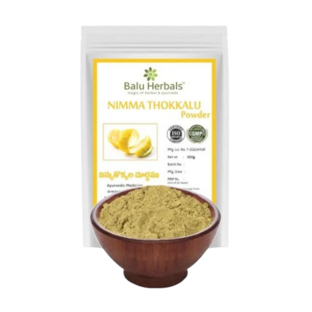 Balu Herbals Lemon Peel (Nimma Thokkala) Powder 