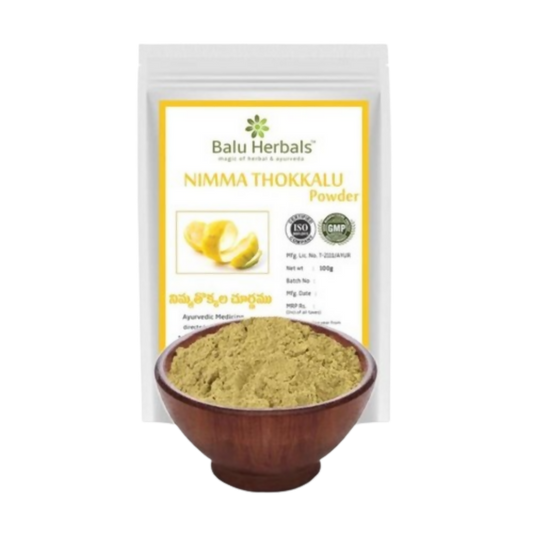 Balu Herbals Lemon Peel (Nimma Thokkala) Powder 