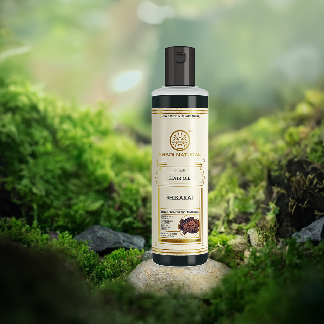 Khadi Natural Shikakai Hair Oil - 210ml 