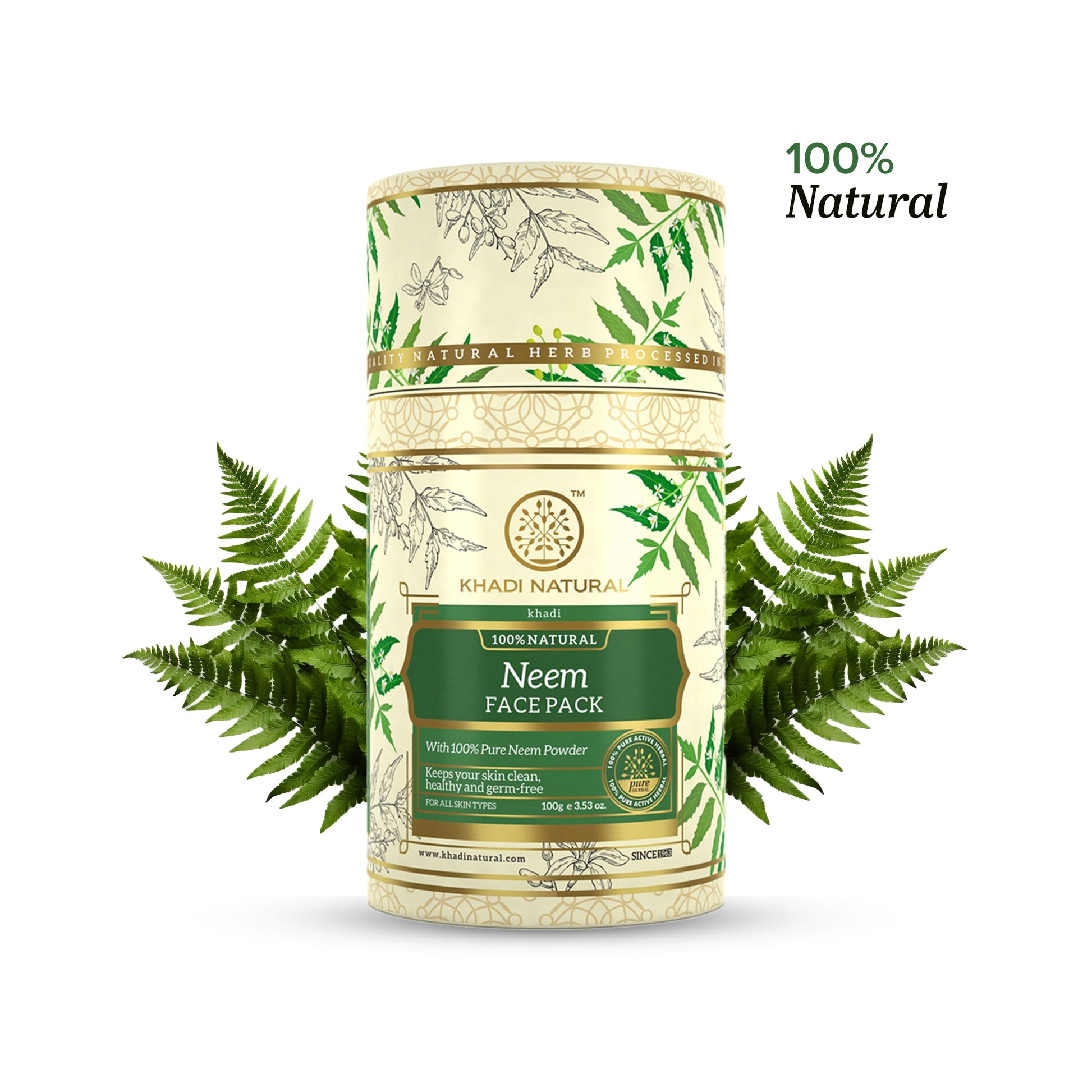 Khadi Natural Neem Face Pack - 100gm 