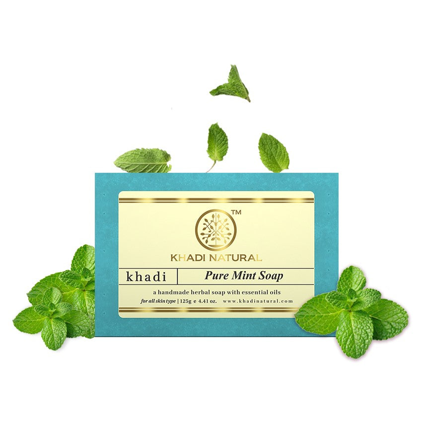 Khadi Natural Pure Mint Soap 125gm 