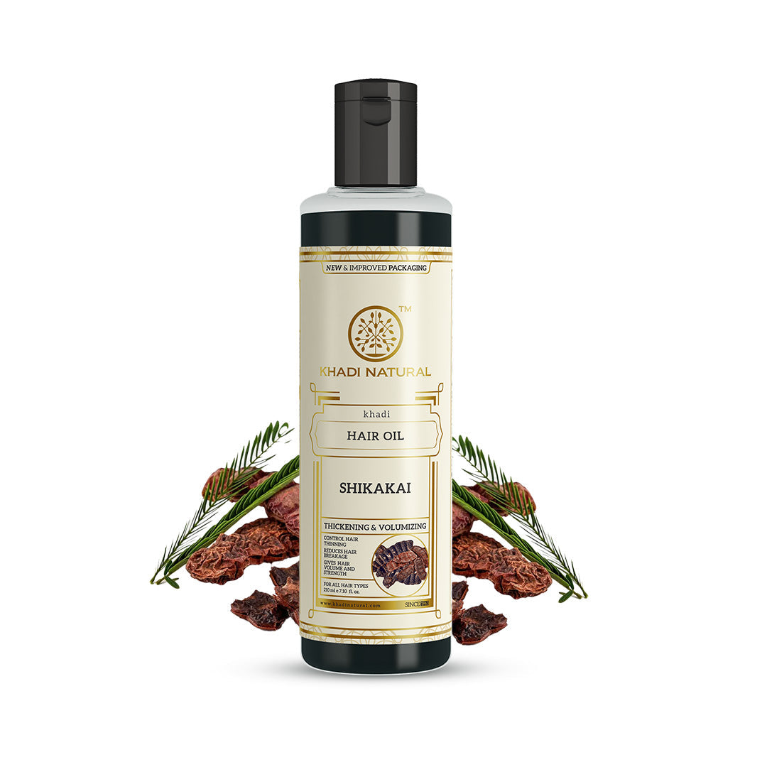Khadi Natural Shikakai Hair Oil - 210ml 