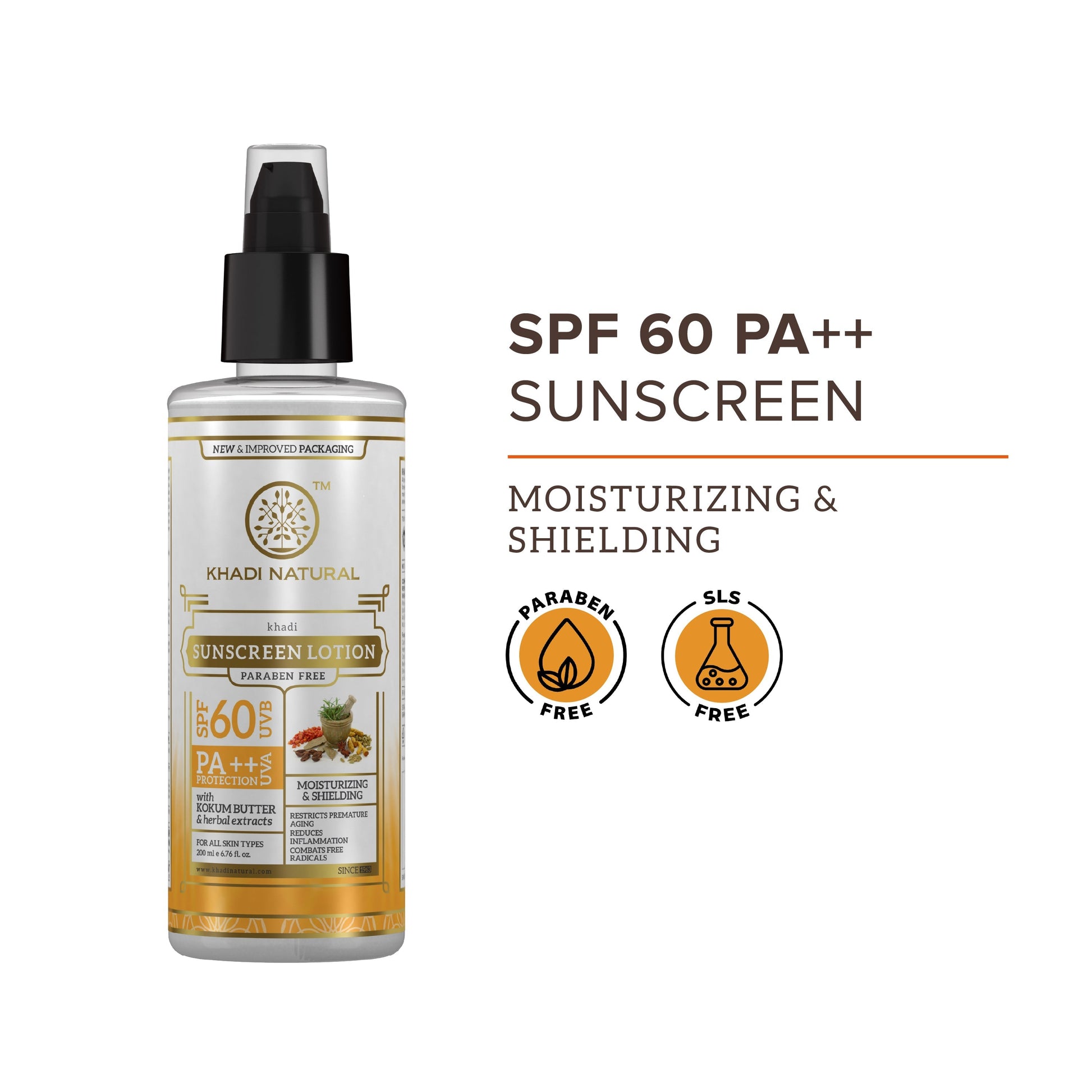 Khadi Natural Sunscreen Moisturising Lotion - SPF 60 - 100ml 