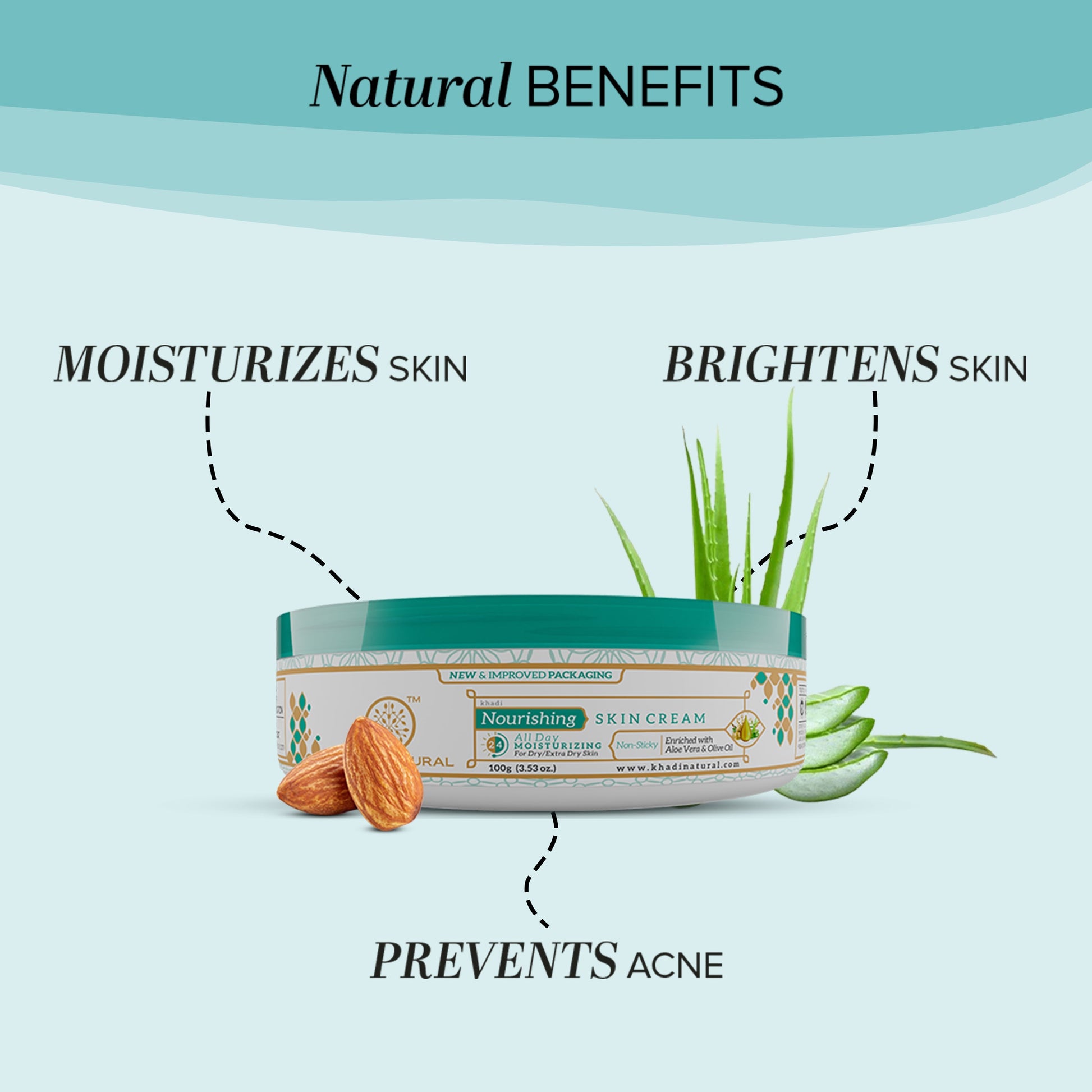 Khadi Natural Nourishing Skin Cream - 100gm 