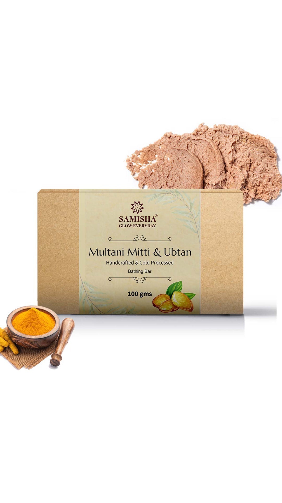 Samisha Organic Multani Mitti & Ubtan Soap