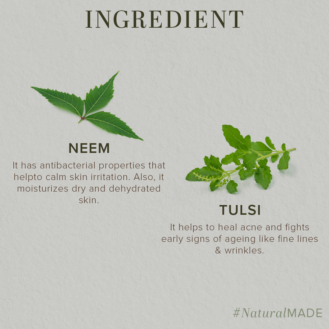 Khadi Natural Neem-Tulsi Soap Combo Pack Of 8 – 125gm Each 