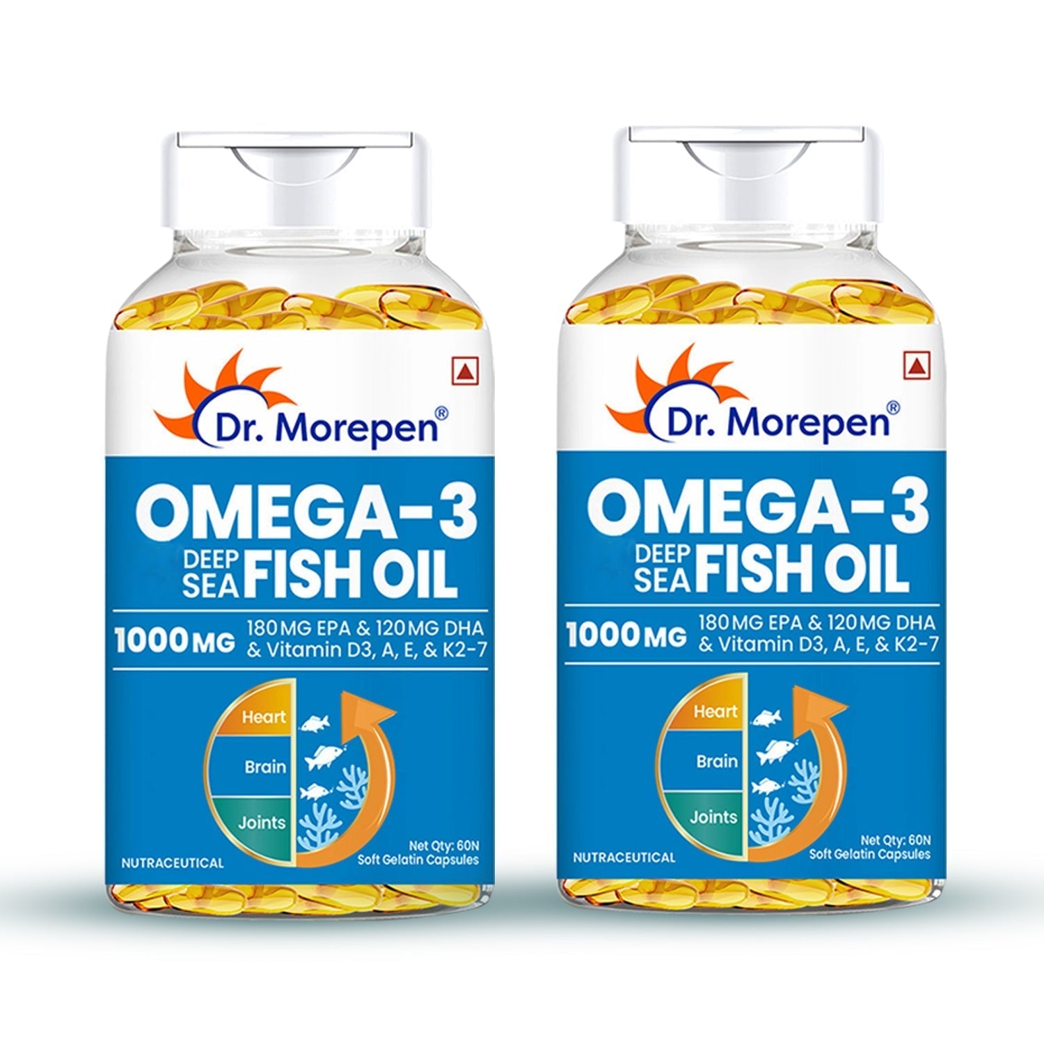 Dr Morpen Omega-3 1000Mg Deep Sea Fish Oil Softgel Capsules 