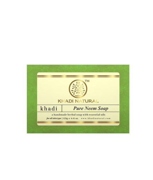Khadi Natural Pure Neem Soap - 125gm 