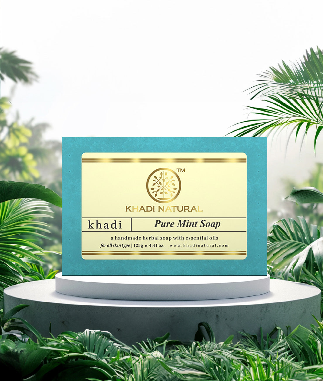 Khadi Natural Pure Mint Soap 125gm 