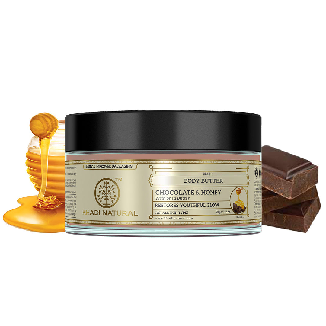 Khadi Natural Chocolate Honey Body Butter - 50gm 