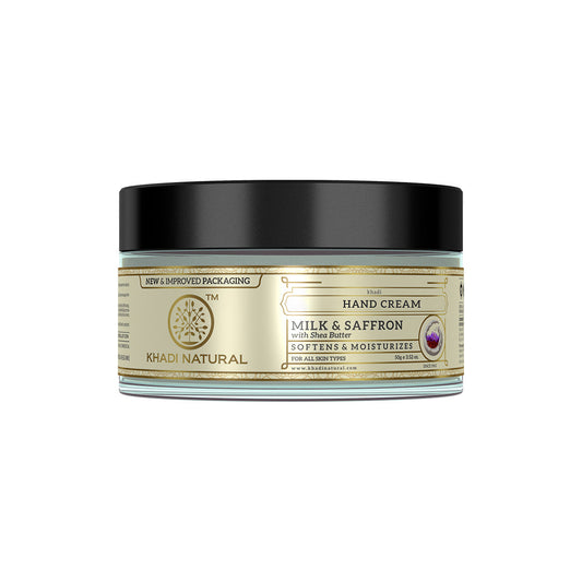 Khadi Natural Milk & Saffron Hand Cream - 50gm