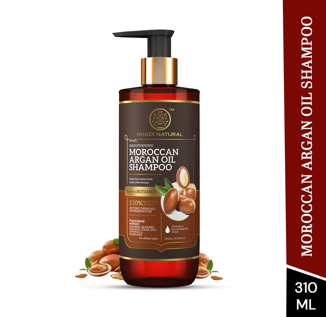 Khadi Natural Moroccan Argan Hair Shampoo Sulphate free - 310ml 