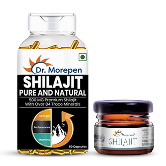 Dr Morpen Sj Resin & Sj Capsules-Stamina & Strength Booster/Mineral Rich Endurance Enhancer 