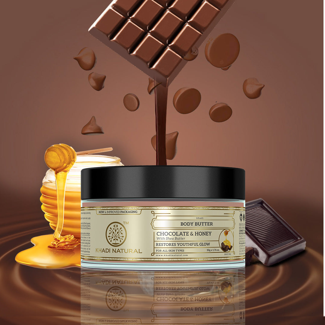 Khadi Natural Chocolate Honey Body Butter - 50gm 