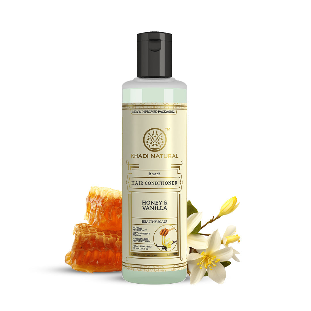 Khadi Natural Honey & Vanilla Hair Conditioner - 210ml 