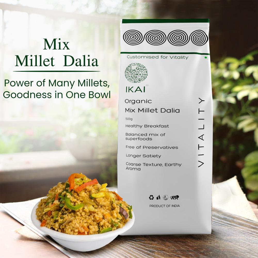 IKAI Organic Mix Millet Dalia 