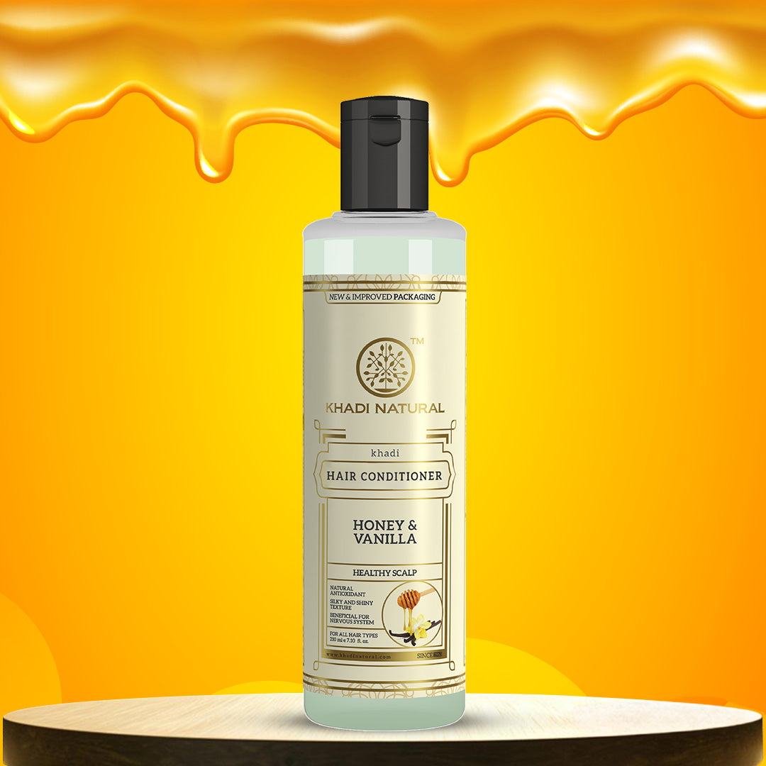 Khadi Natural Honey & Vanilla Hair Conditioner - 210ml 