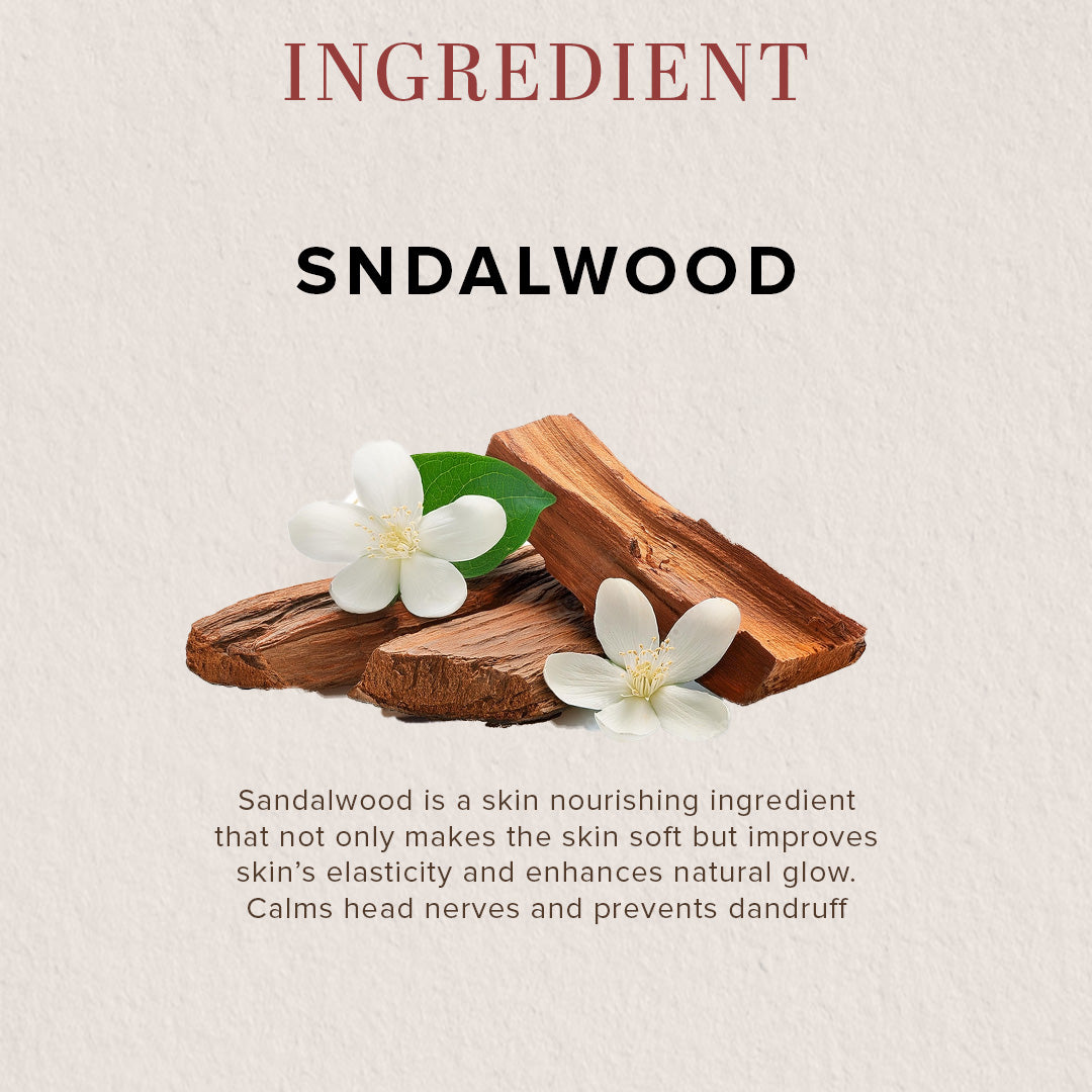 Khadi Natural Sandalwood Massage Oil - Without Mineral Oil - 210ml Sale 