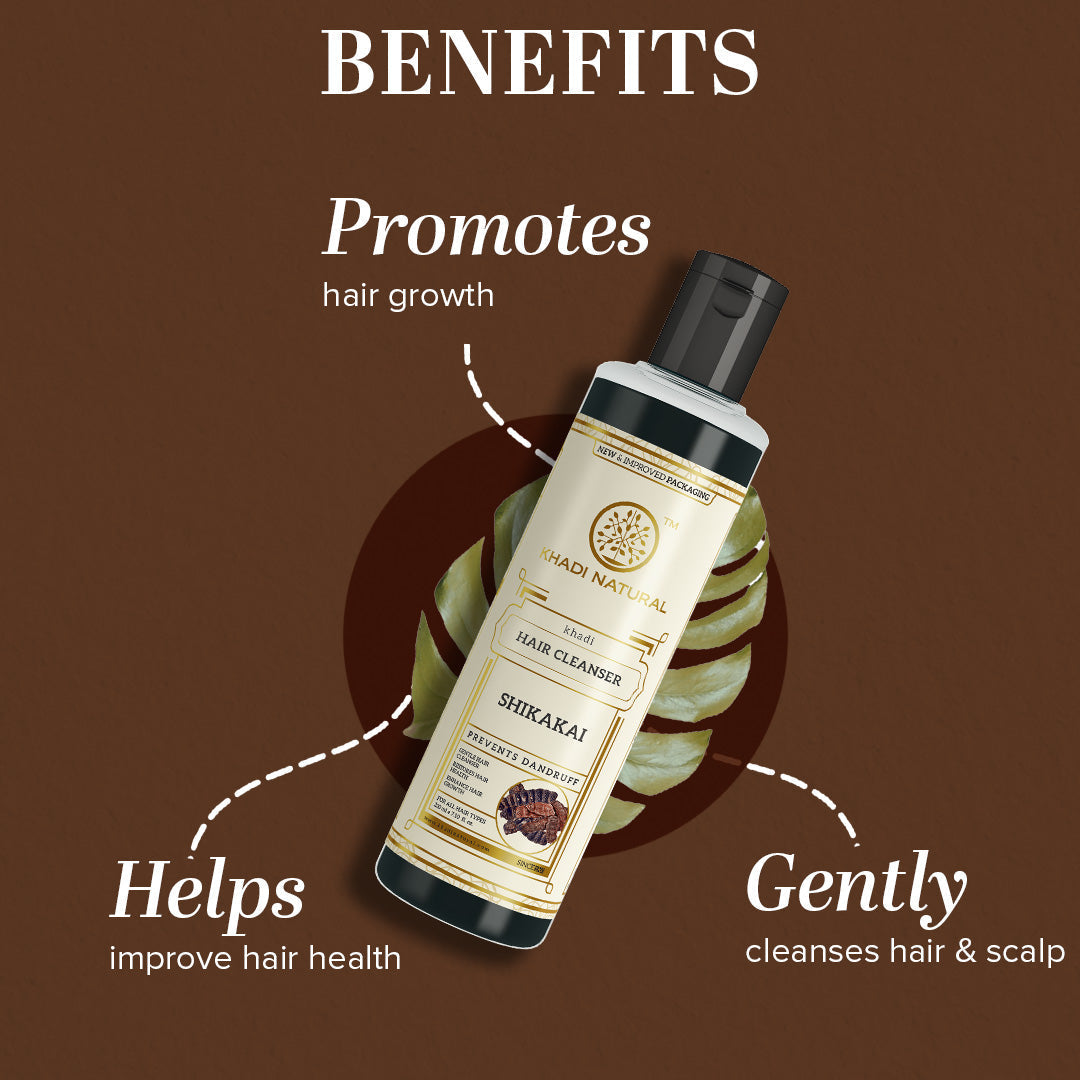Khadi Natural Shikakai Hair Cleanser - 210ml 