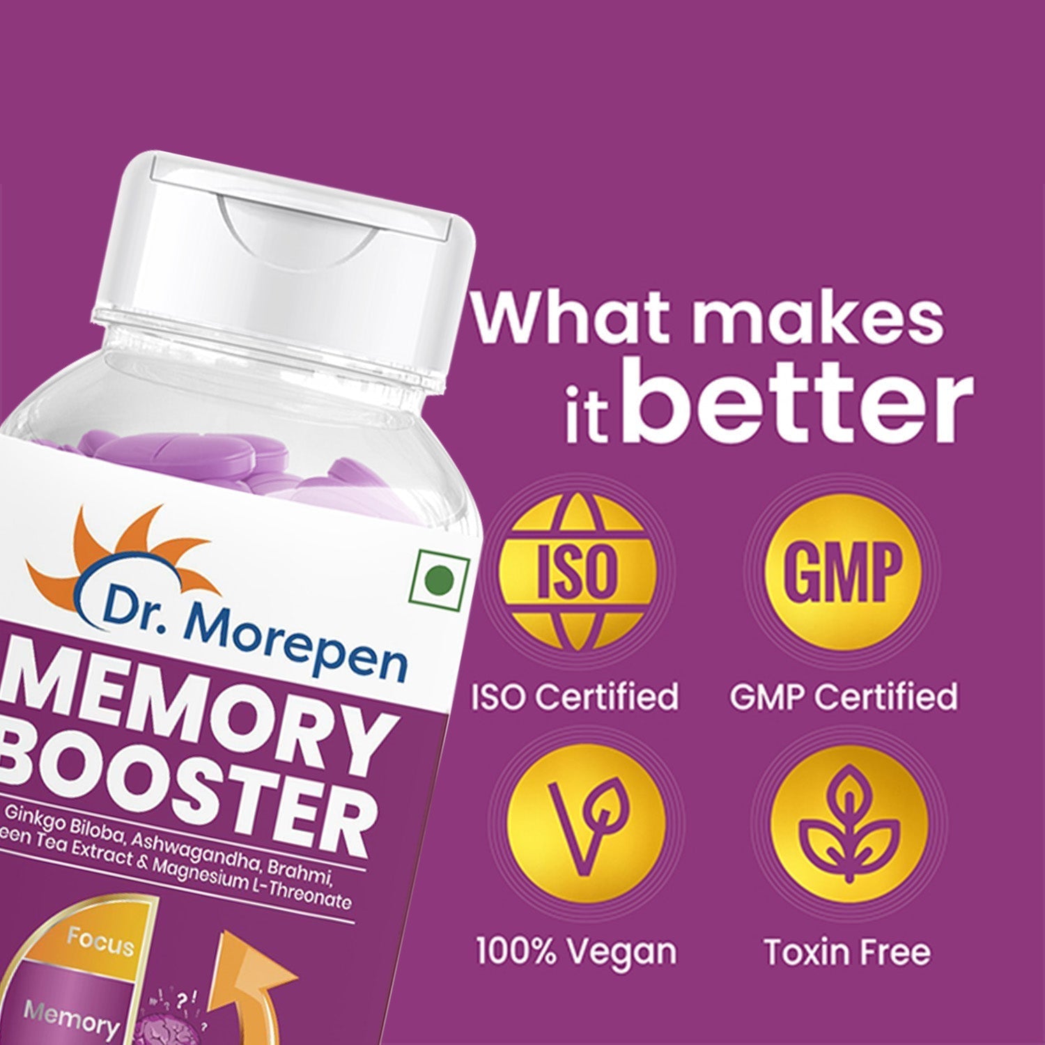Dr Morpen Memory Booster Tablets 