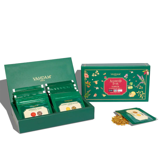 Assorted Tea Loose Leaf Sampler, 10 Teas 