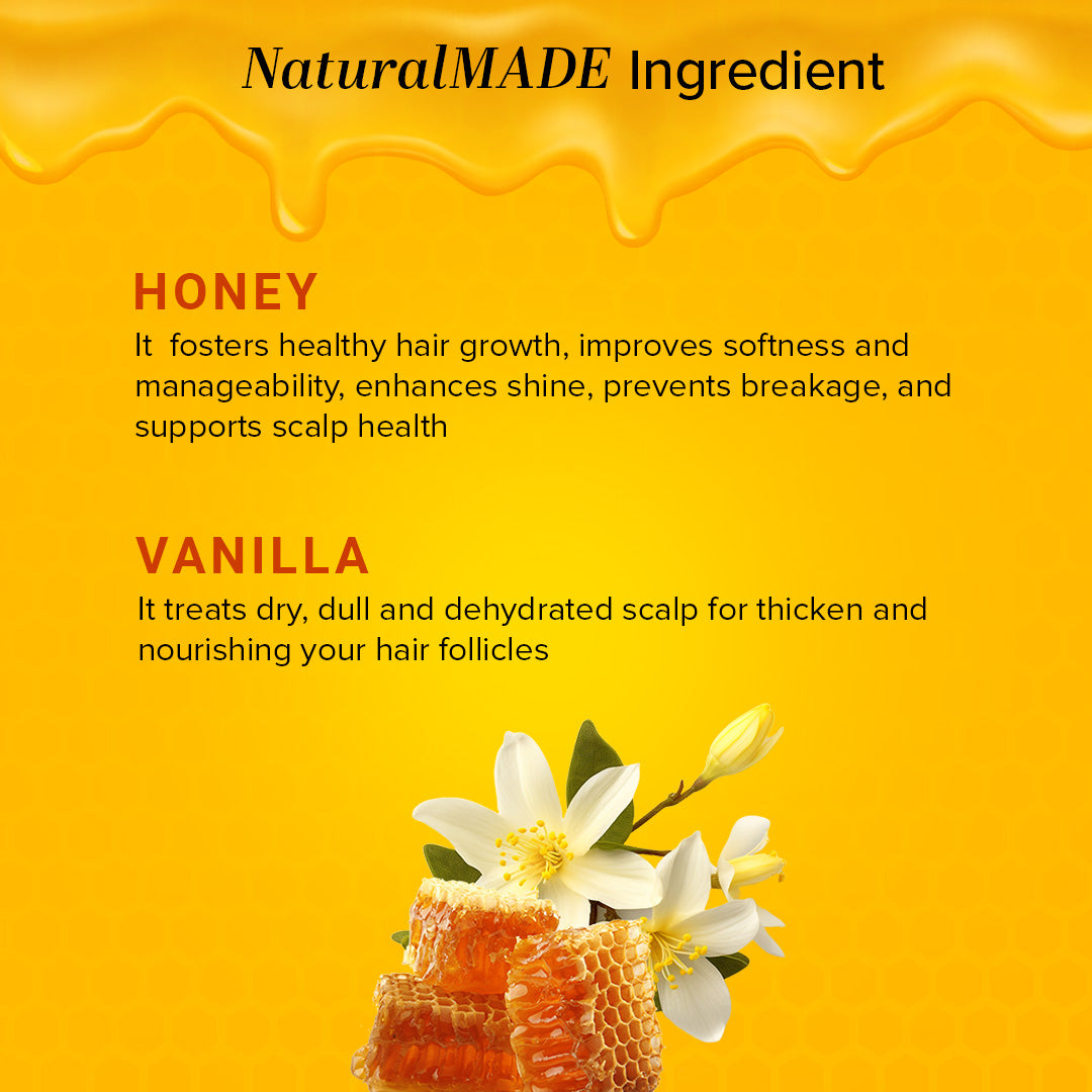 Khadi Natural Honey & Vanilla Hair Conditioner - 210ml 