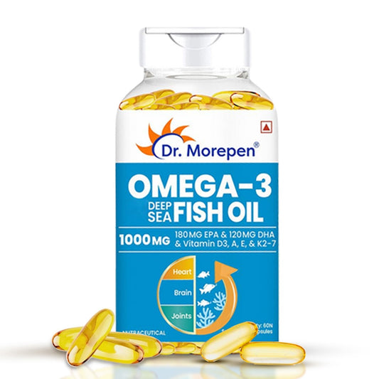Dr Morpen Omega-3 1000Mg Deep Sea Fish Oil Softgel Capsules 