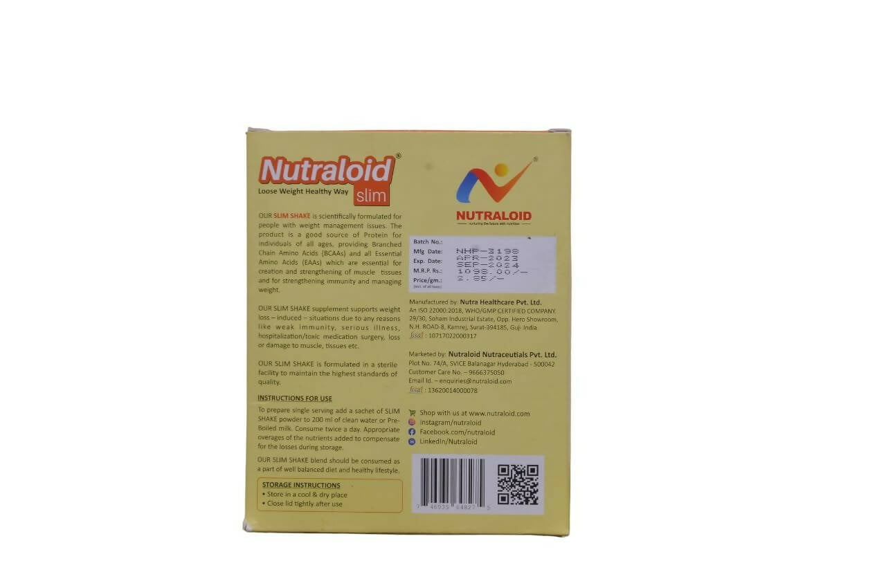 Nutraloid Slim Weight Loss Protein Powder (Mango) 