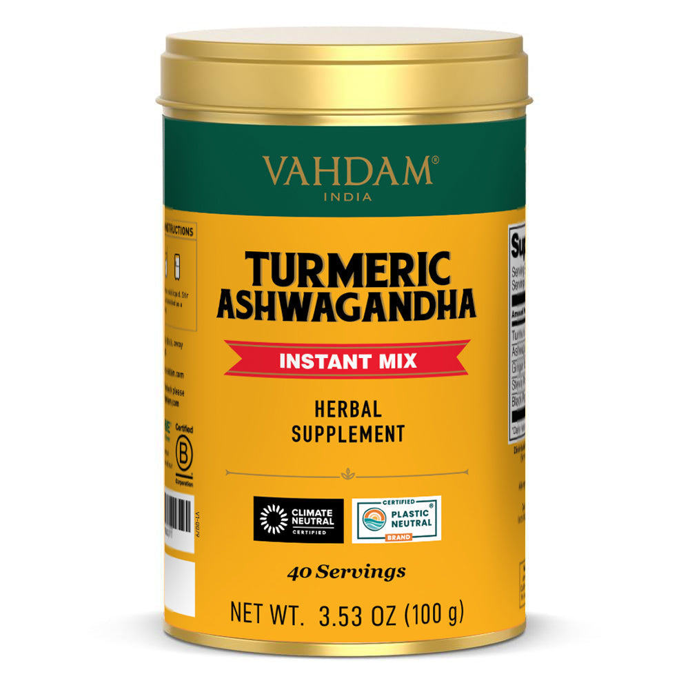 Turmeric Ashwagandha Instant Mix, 3.53 oz 