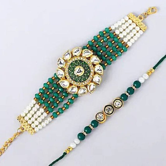 Bhaiya Bhabhi Set Of 2 Beautiful Rakhi
