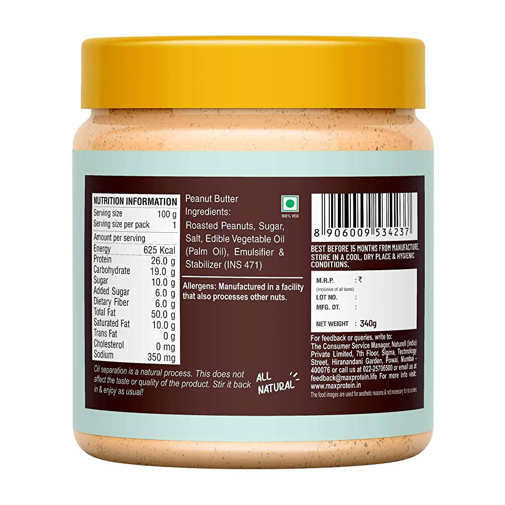 RiteBite Max Protein Classic Crunchy Peanut Butter 