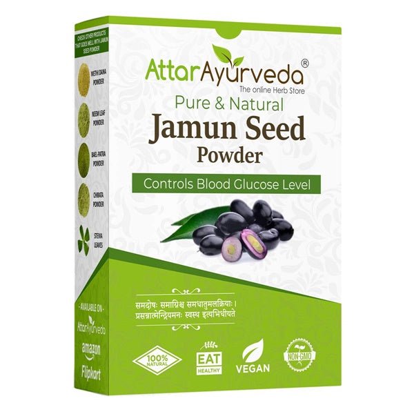Attar Ayurveda Jamun Seed Powder | Grab2Buy
